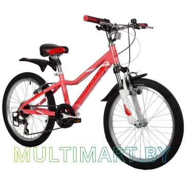 Детский велосипед Novatrack Novara 6.V 20AH6V.NOVARA.CRL22 (коралловый, 2022) картинка 2